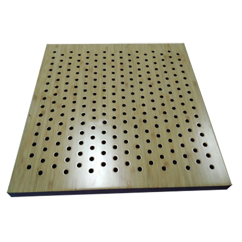 木(mù)飾面穿孔吸音(yīn)闆——6mm交叉孔